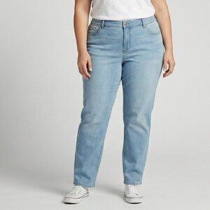 Talbots Boyfriend Jeans Light Blue Size 18W